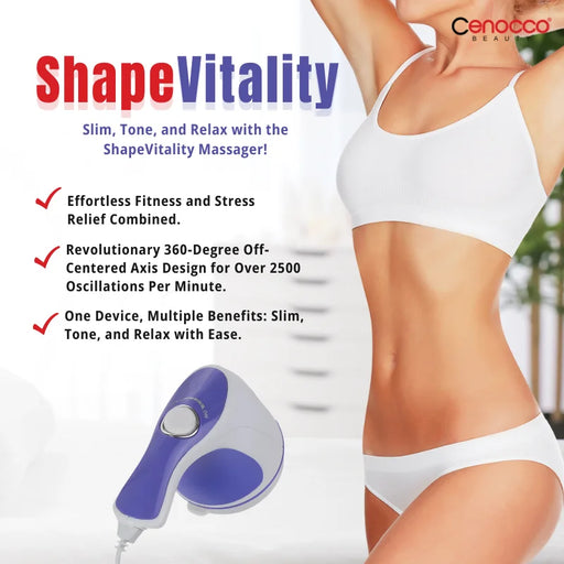 Masajeador Anticelulítico giratorio de cuerpo completo ShapeVitality - Bronmart