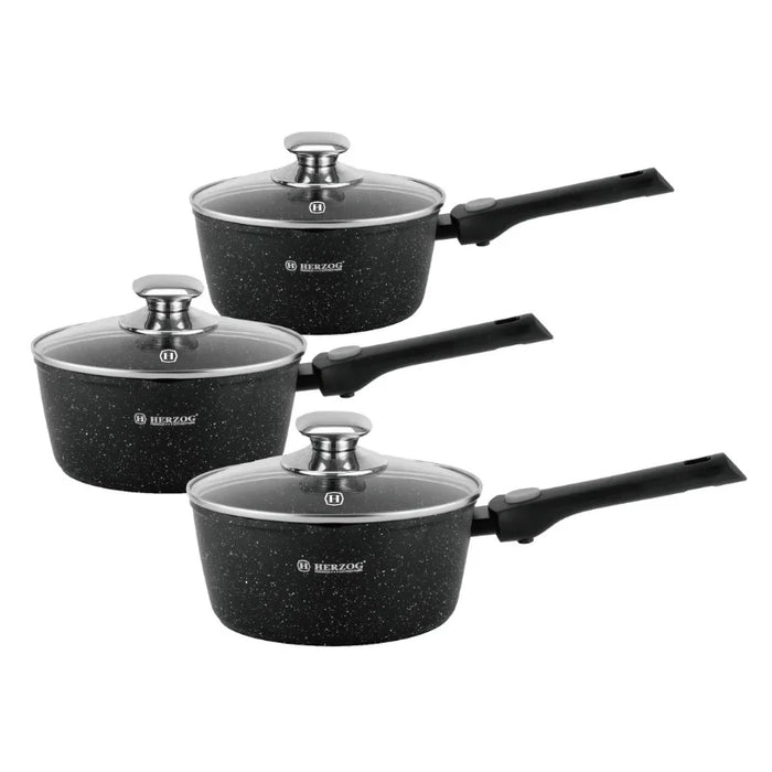 Herzog HR-3621 : saucière 6 pièces avec poignée amovible