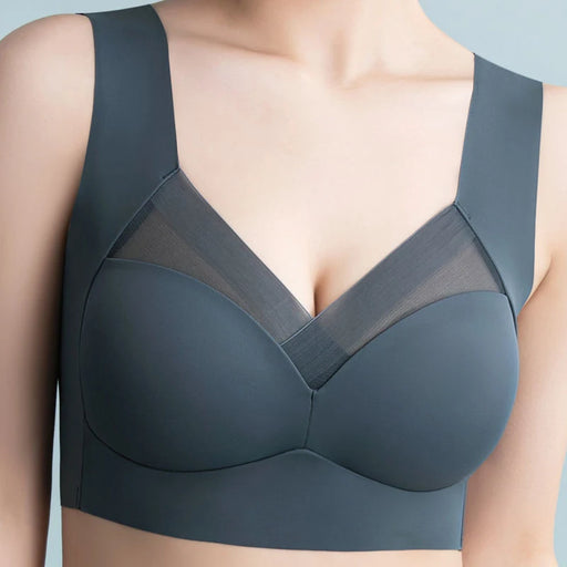 Sujetador Deportivo de Encaje para Mujer Tallas Grandes sin Costuras BronFit