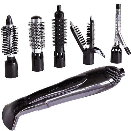 6-En-1-Cepillo-Secador,Cepillo-de-Aire,Cepillo-eléctrico-multifuncional-6-en-1, secador-de-cabello-y-rizador-de-doble-voltaje-para-viajes,función-de-iones-negativos,