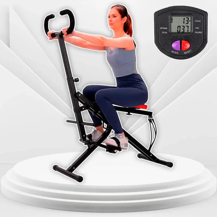 Ab Booster, Máquina de fitness para todo el cuerpo Con Monitor Digital, Color Negro,Ab booster plus, ab booster, total crunch, abdominales, ejercicios para abdomen, hipopresivos, ejercicios para el abdomen, abdominales de pie, ejercicios hipopresivos, ejercicios abdominales, abdominales hipopresivos