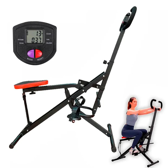 Ab Booster, Máquina de fitness para todo el cuerpo Con Monitor Digital, Color Negro,Ab booster plus, ab booster, total crunch, abdominales, ejercicios para abdomen, hipopresivos, ejercicios para el abdomen, abdominales de pie, ejercicios hipopresivos, ejercicios abdominales, abdominales hipopresivos