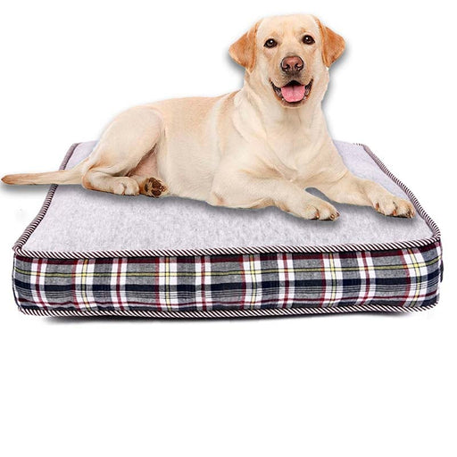 Cama,para,perros,y,gatos,Cooper,Pequeña,60cm,x,40cm,x,11cm,BronPets©,Cama,Perro,pequeña,Ortopedica,Colchoneta,Perro,con,Espuma,Viscoelastica,Colchon,Perro,Lavable,Dog,Bed,con,Revestimiento,Impermeable, Cojin,Perro,con,Funda,Desenfundable, Gris,60cm, x, 40cm, x, 11cm