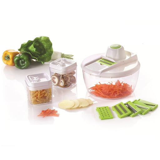 Cortadora-de-verduras-con-2-recipientes-de-almacenamiento-BronKitchen©,Cortador-de-Verdura-Mandolina-de-Verduras-Multifuncional,Cocina-Slicer-10-Cuchillas,Separador-de-huevos-para-tomate, patata, berenjena, queso, rebanador, rallador, trituradora,cortador-de-verduras-con-cuchilla-giratoria, cortador-espiral patatas, fideos, utensilios-de-cocina,bronmart-españa