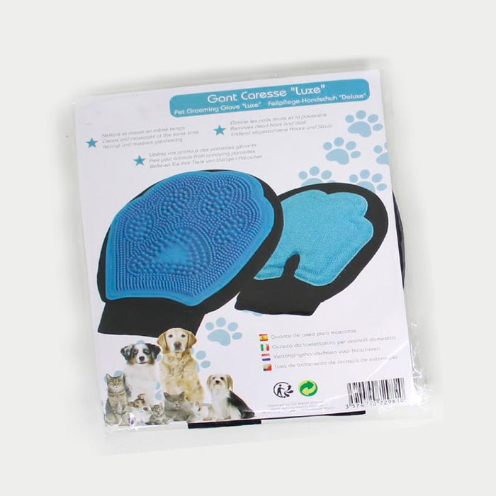Guante de doble cara para el cuidado del pelaje de las mascotas - 1 unidad | BronPets©,cepillos para mascotas, cepillo para perro, furminator perro, cepillo para perro pelo corto, cepillo perro pelo corto, cepillo cardina automatico, cepillo para quitar pelo muerto perro, cepillo quita pelos, cepillo deslanador para perros, cepillo para perros de pelo corto,