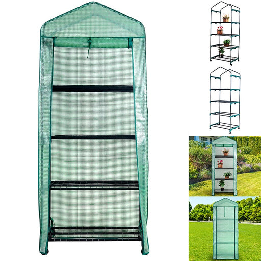 Invernadero de 4 Niveles con ruedas para el jardín 69 cm x 49 cm x 158 cm | BronGarden©, invernadero para el frio, invernadero para plantas, invernadero para plantas exterior invierno, invernadero para interiores, invernadero portatil, invernadero exterior, invernadero interior, invernadero para invierno, invernadero para plantas interior, invernadero pequeño para plantas, invernadero casero, invernadero tunel, invernadero leroy merlin, invernadero stardew valley,