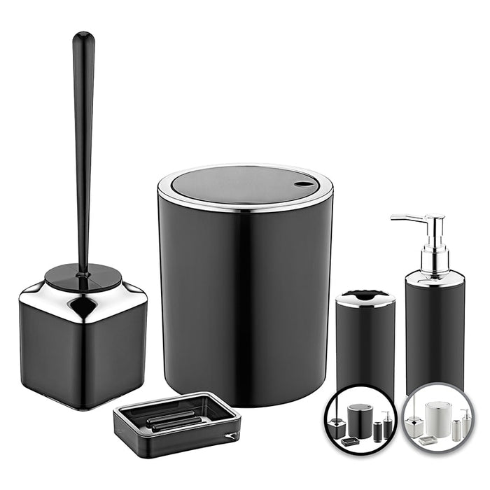 Juego-de-baño-de-5-piezas-Color-de-doble-capa-BronHome©,Juego-de-6-accesorios para-el-cuarto-de-baño, dispensador-de-jabón,escobilla-para-el-inodoro, accesorios-de-baño,accesorios-de-baños-modernos,juego-de-accesorios-de-baño,accesorios-de-baño-y-bañarse,accesorios-de-baño-negro,accesorios-de-baño-para-niños,accesorios-de-baño-dorados,accesorios-de-baños-de-set-completo,accesorios-de-baño-blanco,bronmart,es,nl,be,it,de,