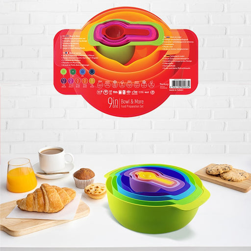 Juego-de-cuencos-y-tazas-medidoras-9-en-1-BronKitchen©,Coladores-Cocina-Bol-para-Mezclar,Juego-de-Cuencos,Cuencos-Mezcladores-de-Boles, Exprimidor-de-Cítricos, Cuencos-Nido-de-Plástico-sin-BPA,para-Frutas-y-arena-y-pasteleria,bronmart,es,it,fr,nl,be,co.uk