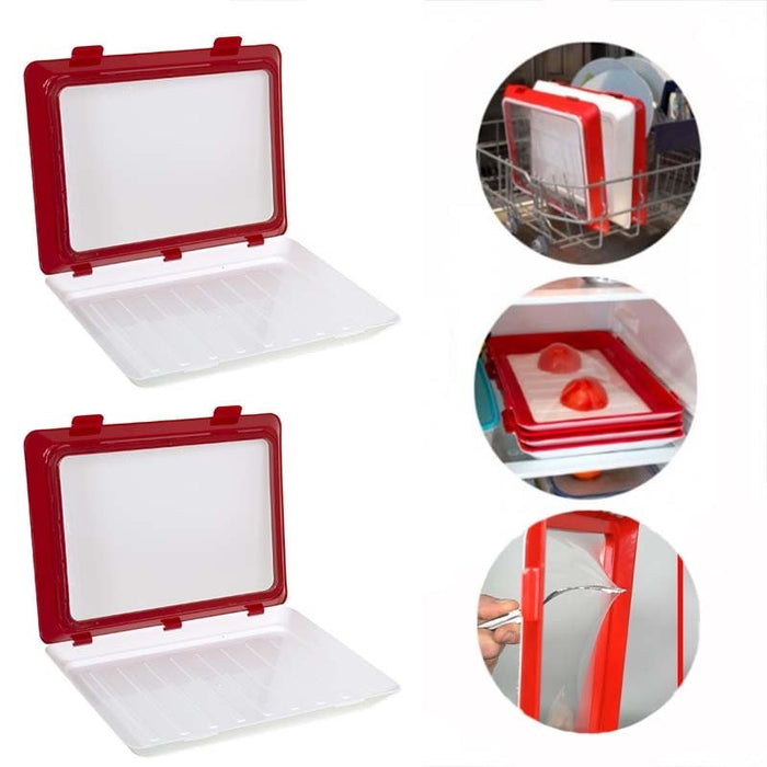 Juego,de,2,Bandejas,de,conservación,de,alimentos,con,sello,al,vacío,BronKitchen©-Genius,Ideas-frutas-contenedor,de,almacenamiento,de,alimentos,con,tapa,de,plástico,para,verduras-cocina-carne-Bandeja,de,conservación,de,alimentos,con,sello,al,vacío,apilable,y,reutilizable