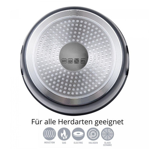 Juego de ollas asiáticas de 6 piezas con par de guantes | BronKitchen©, juego de ollas para cocina, juego de ollas, juego de ollas para cocina antiadherente, juego de ollas de acero inoxidable, juego de ollas para cocina en oferta, juego de ollas de ceramica para cocinar,