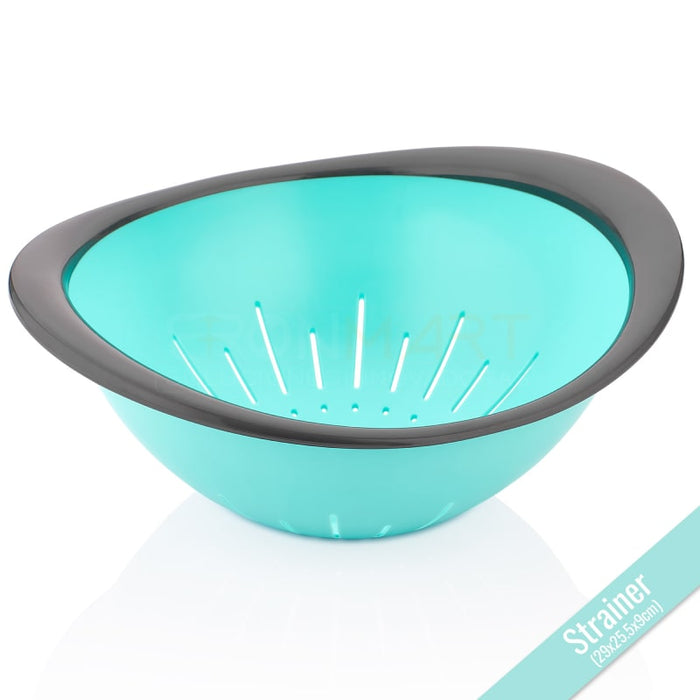 Juego de cuencos mezcladores boles _ BronKitchen© ,Coladores CocinaBol para Mezclar, Juego de Cuencos, Cuencos Mezcladores de Boles, Exprimidor de Cítricos, Cuencos Nido de Plástico sin BPA, para Frutas y