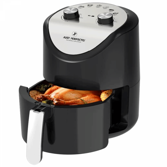 Fryer à air 1200W avec double contrôle double - 3,5 L | Bronkitchen ©