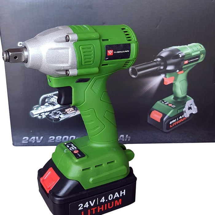 Llave de impacto inalámbrica, motor sin escobillas 24V 4.0Ah,que es una llave de impacto inalambrica, para que sirve una llave de impacto inalámbrica,bronmart españa,fr,be,nl,de,co.uk,llave de impacto a batería potente,llave impacto,llave de impacto a batería,llave de impacto parkside,llave de impacto manual,