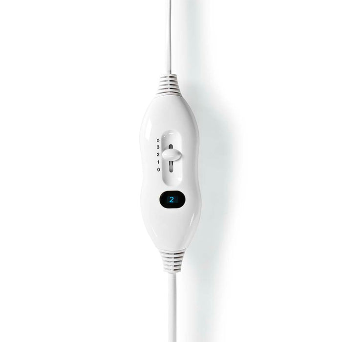 Manta eléctrica, manta térmica eléctrica  de 160x 140cm - Blanco | BronNedis©,mantas eléctricas, almohadilla electrica, manta electrica bronmart, manta eléctrica calidad, manta termica electrica,