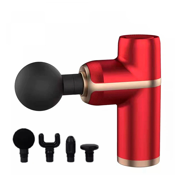 Mini pistola de masaje portátil 2.0 Color Rojo | BronFit©,pistola para masajes , pistola masajeadora muscular , pistola masajeadora , pistola masaje muscular , pistola masaje , pistola de masaje muscular , pistola de masaje , Mini Pistola de Masaje Muscular Profunda