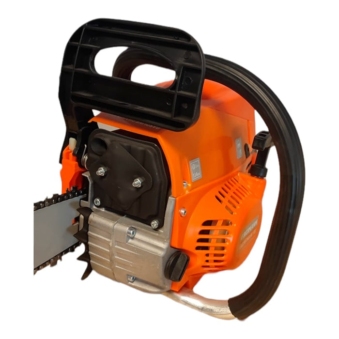 Motosierra gasolina, motor térmico 2 tiempos, monocilíndrico, refrigerado por aire  58CC | BronTools©