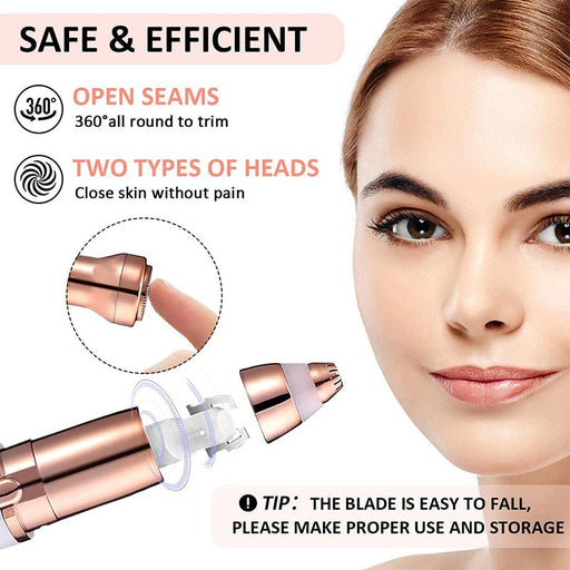 Recortador-de-Cejas-y-Afeitadora-Facial-2-en-1-BronBeauty© ,bronmart- máquina de pelo 2 en 1 recortadora eléctrica de cejas para mujeres, depiladora, cejas, labios, depilación, mini, sin dolor, cara, cuerpo, afeitadora, depilador ,opiniones