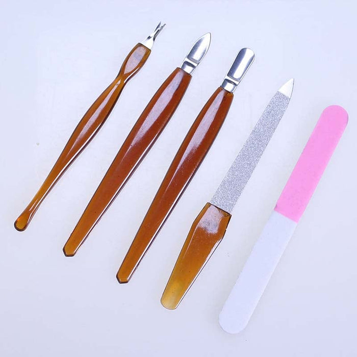 Set,de,18,Piezas,para,Manicura,y,Pedicura,BronWellys©,Set,de,manicura,y,pedicura,de,18,piezas,de,bronmart,Set,para,uñas,con,todo,lo,necesario,para,hombre,y,mujer,en,estuche,de,piel,auténtica, color negro,purpura