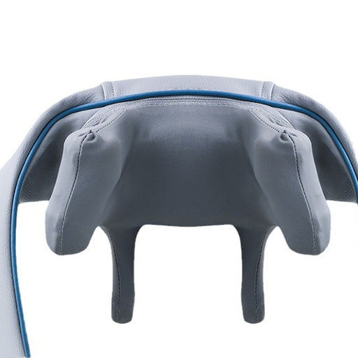 Masajeador Eléctrico Shiatsu para Cuello y Hombros con Calor - Alivio de Tensión Muscular con calor (gris) - Bronmart