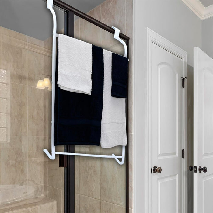 Toallero baño, Perchero de puerta, organizador de estantes | BronHome©