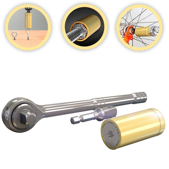 Llave de tubo universal multifuncional de 3 piezas | BronTools©