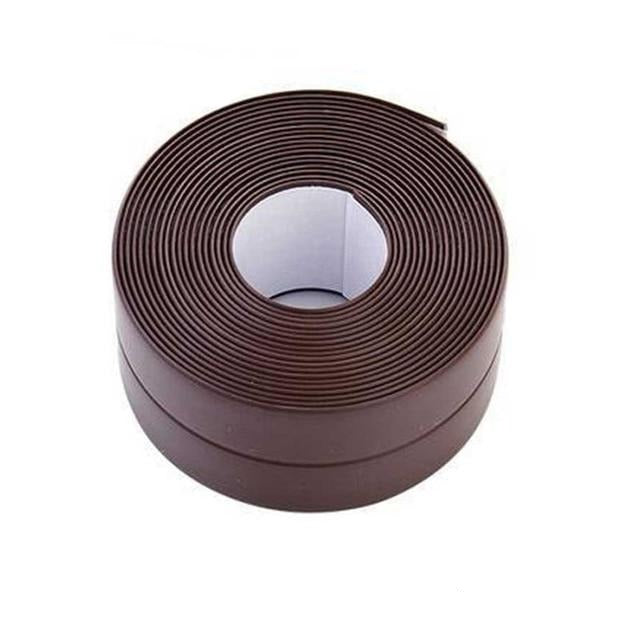 baño, ducha, fregadero, cinta de sellado de baño, cinta adhesiva blanca de PVC para pared impermeable, autoadhesiva para baño, cocina