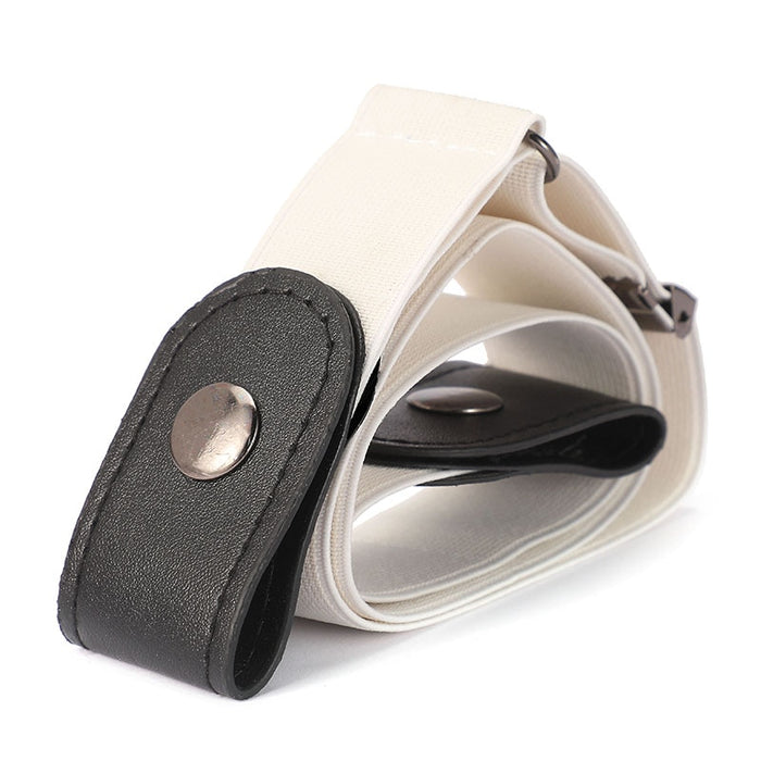 Cinturón sin hebillas para pantalones de mezclilla, vestidos, cinturón elástico elástico sin hebilla para mujeres / hombres, sin bultos, cinturón sin complicaciones