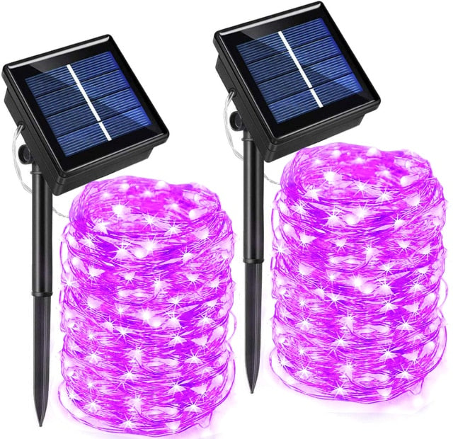 luz solar LED al aire libre, cadena de luces de lámpara para vacaciones, fiesta de Navidad, luces de hadas impermeables, guirnalda de jardín ,LED solar impermeable de 1 W, luz subterránea, suelo, jardín, camino, lámpara de pie, lámpara de patio enterrada subterránea al aire libre, luz de paisaje,