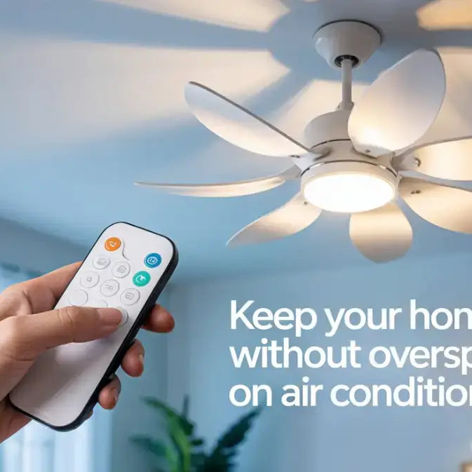 Ventilador de techo LED con mando a distancia