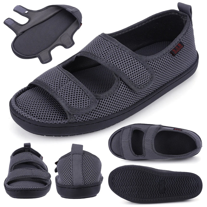 Sandales orthopédiques premium pour pieds diabétiques et sensibles