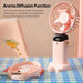 Mini ventilador plegable USB con correa de cuello incluida