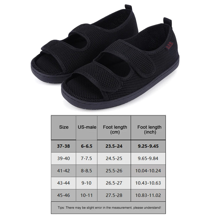 Sandales orthopédiques premium pour pieds diabétiques et sensibles