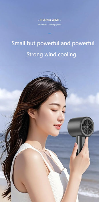 Ventilateur Portable avec Refroidissement Semi-conducteur | 100 Vitesses Écran LED USB