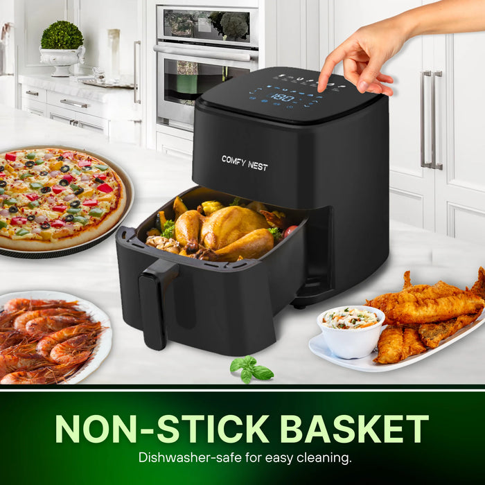 Freidora de aire Comfy Nest 5 L 1400W - con ventana