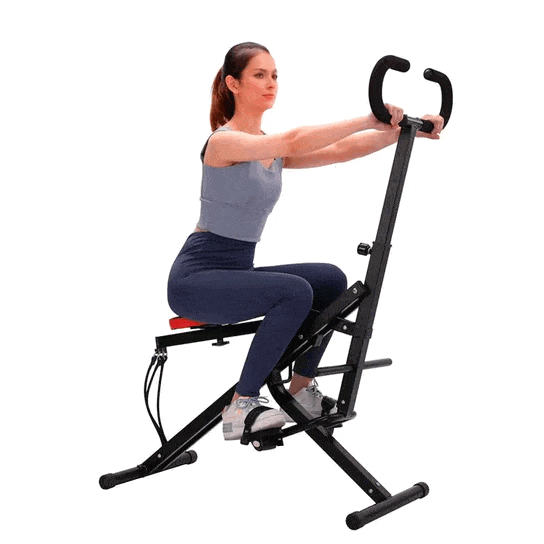 AB Booster Plus, machine de fitness pour tout le corps avec moniteur numérique, couleur noire | Bronfit ©