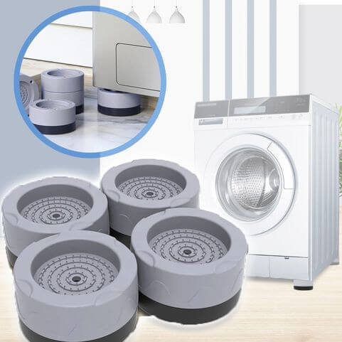 4 tampons laveuse / sécheuse - Antidérapants - Pieds / socle de machine à  laver 